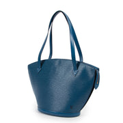 Shop safe online 100% authentic second hand Louis Vuitton Blue Epi Leather Saint Jacques Shoulder Bag at the right price at labellov in Antwerp.