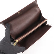 Buy a vintage second-hand Louis Vuitton Damier Ebene Canvas Wallet in very good condition at Labellov in Antwerp.
