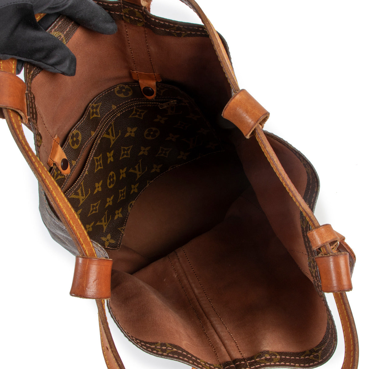 Louis Vuitton Vintage Monogram Canvas Randonnee GM Bucket Bag