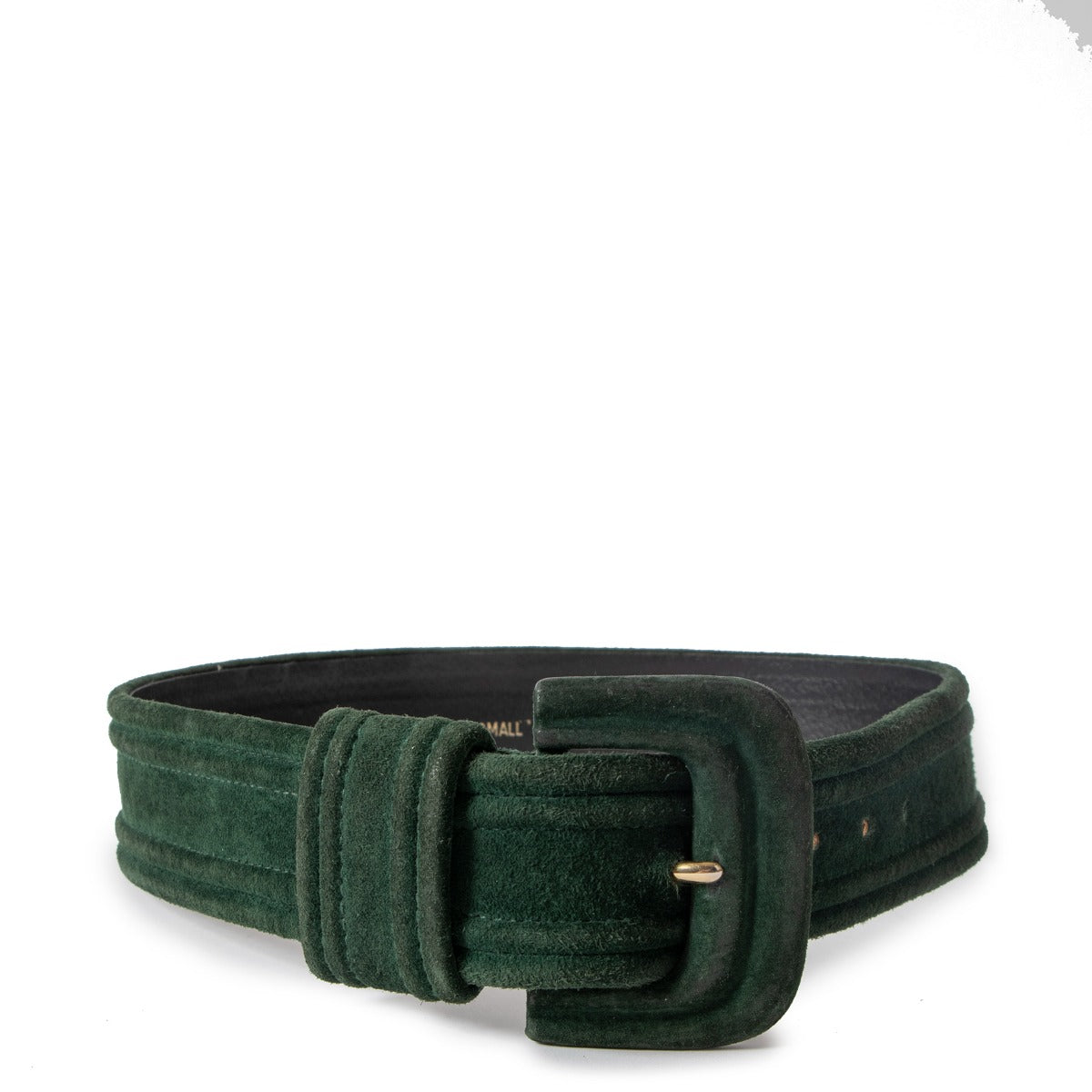 Max Mara Green Suede Belt