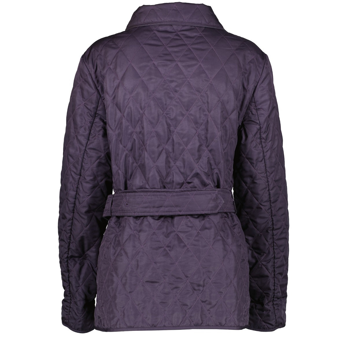 Burberry London Blue Belted Quilted Jacket