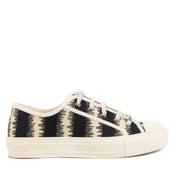 Shop safe online at Labellov these 100% authentic second hand Christian Dior Blue and White Striped Canvas Walk'n' Dior Sneakers - size 38