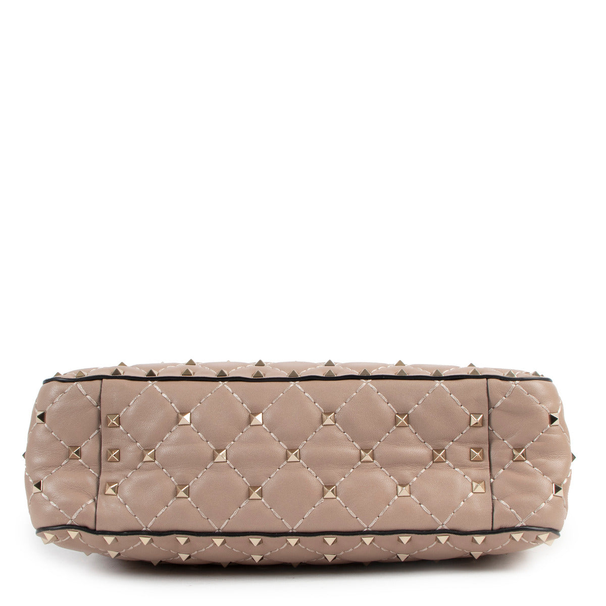 Valentino Garavani Poudre Medium Rockstud Spike Nappa Handtas