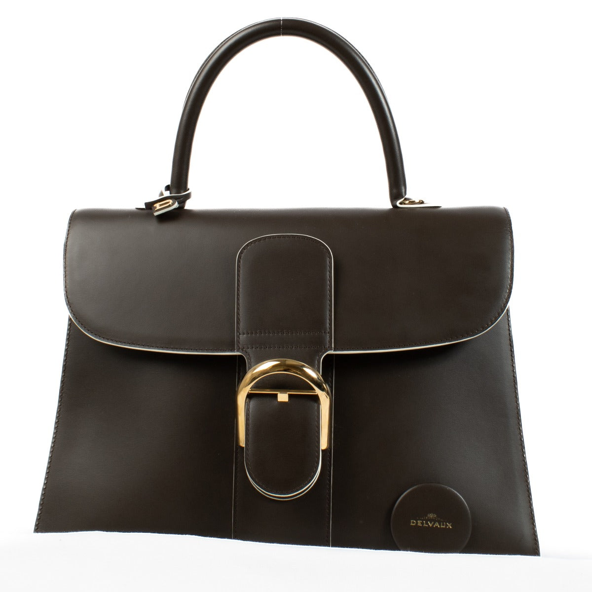 Delvaux Ebene Box Calf Brillant GM