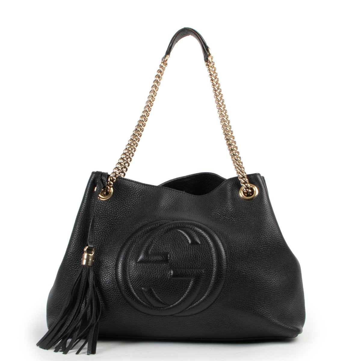 Gucci Soho Black Tote Shoulder Bag
