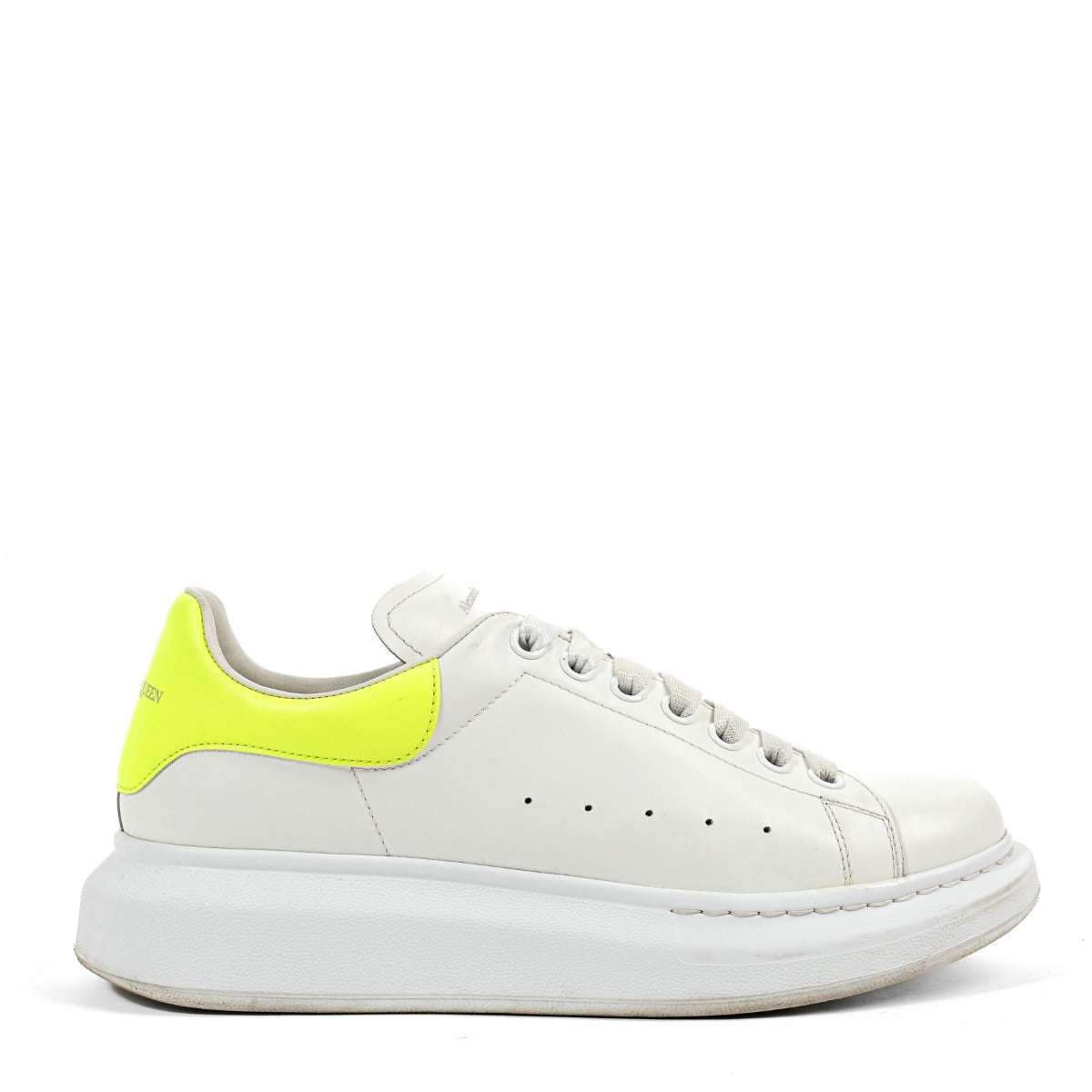 Alexander McQueen White/Fluo Yellow Sneakers
