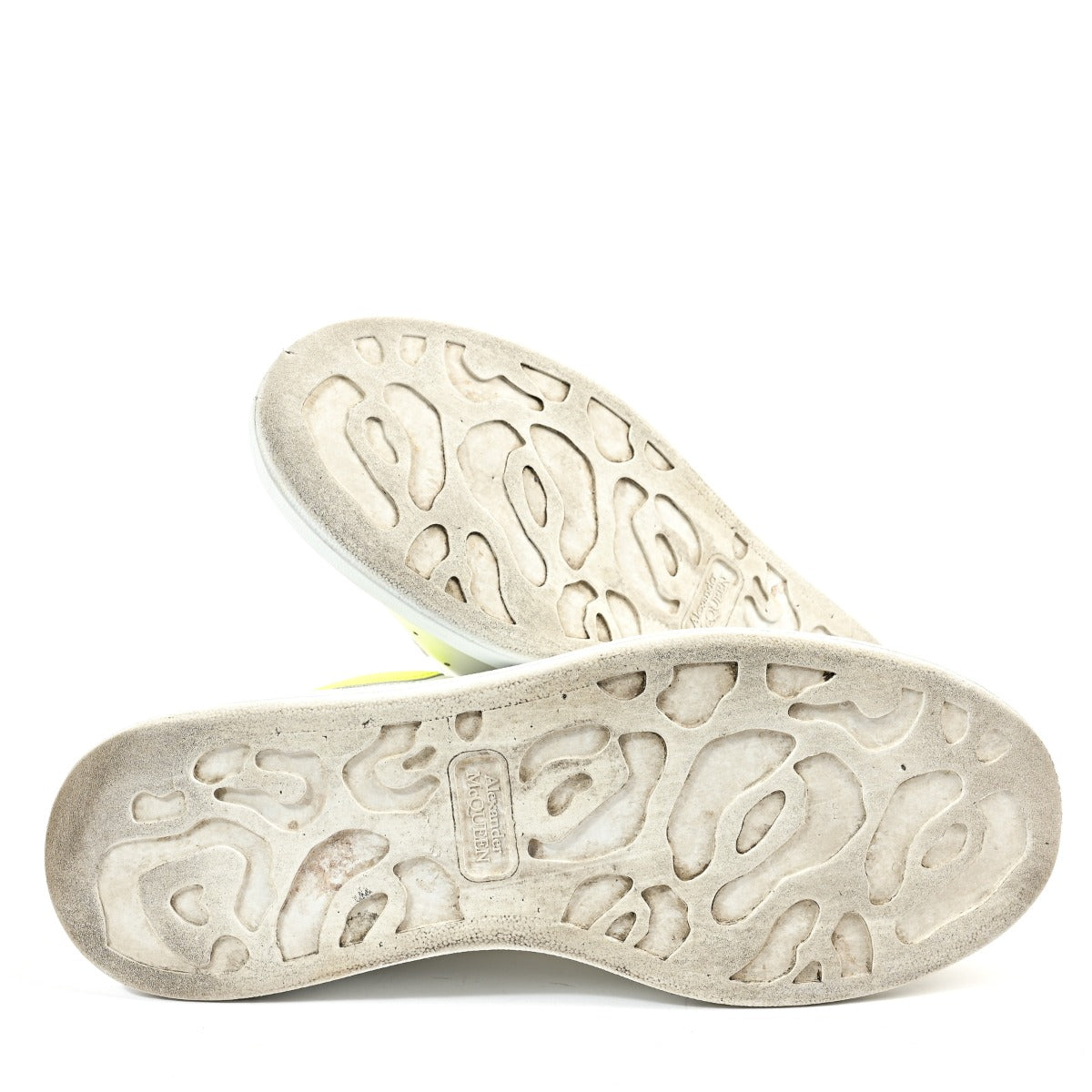 Alexander McQueen White/Fluo Yellow Sneakers - Size 41