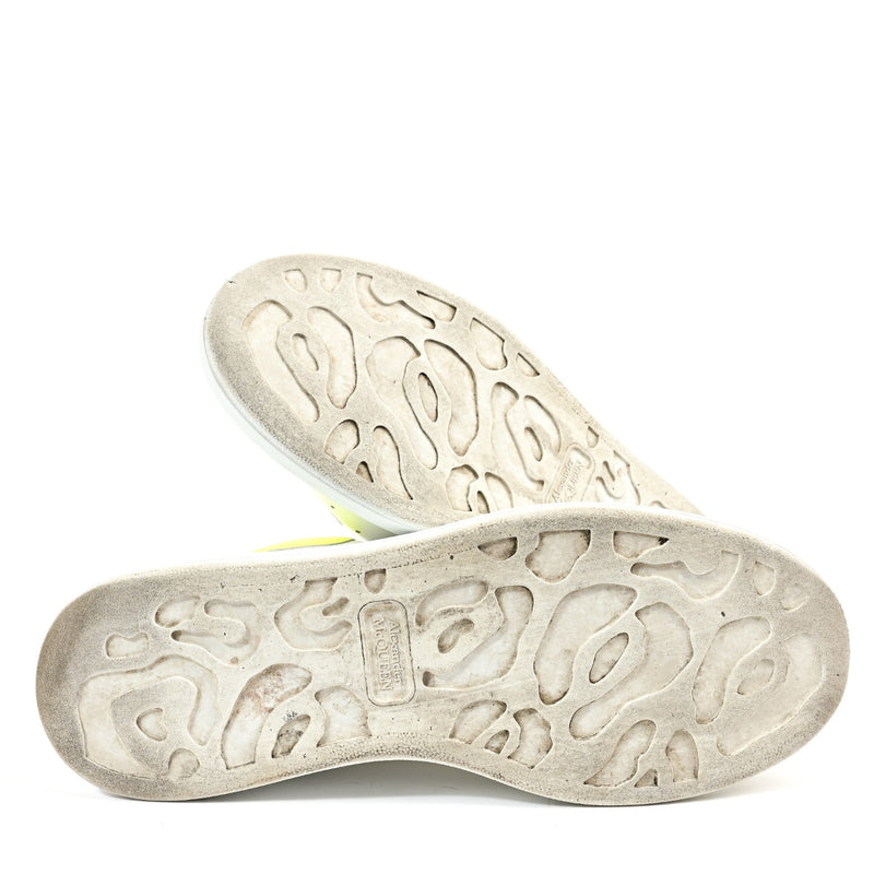 Alexander McQueen Wit/Fluo Geel Sneakers - Maat 41
