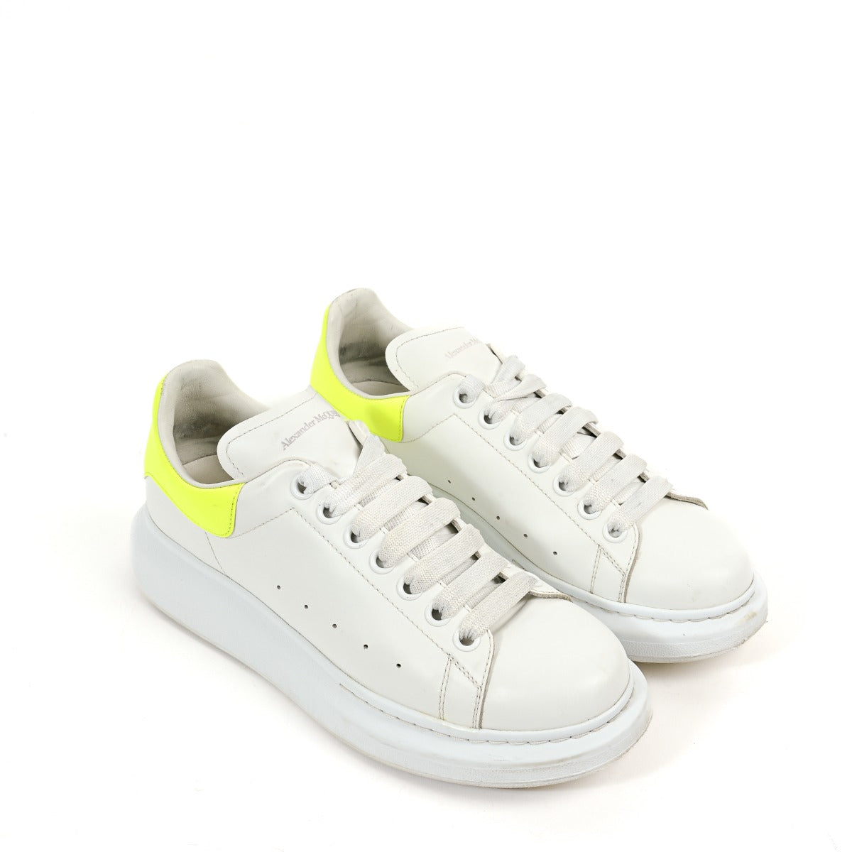 Alexander McQueen White/Fluo Yellow Sneakers