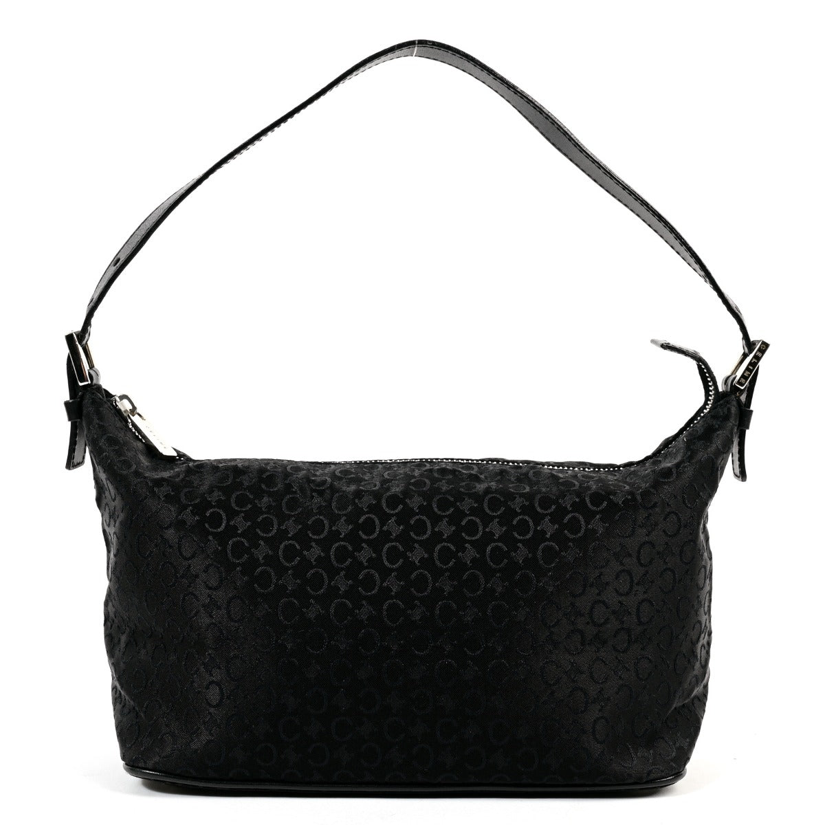 Celine Vintage Zwart Monogram Baguette Schoudertas