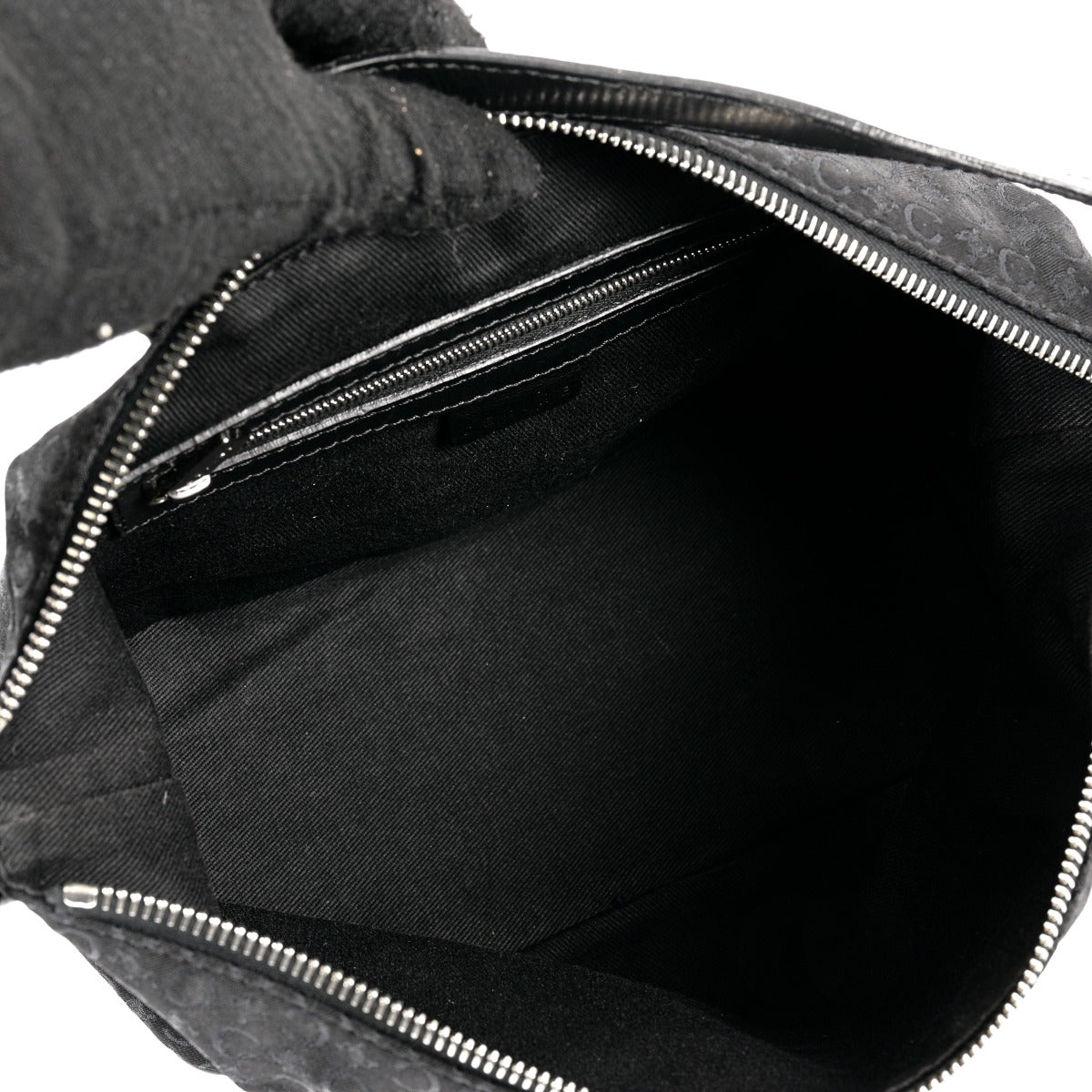 Celine Vintage Zwart Monogram Baguette Schoudertas