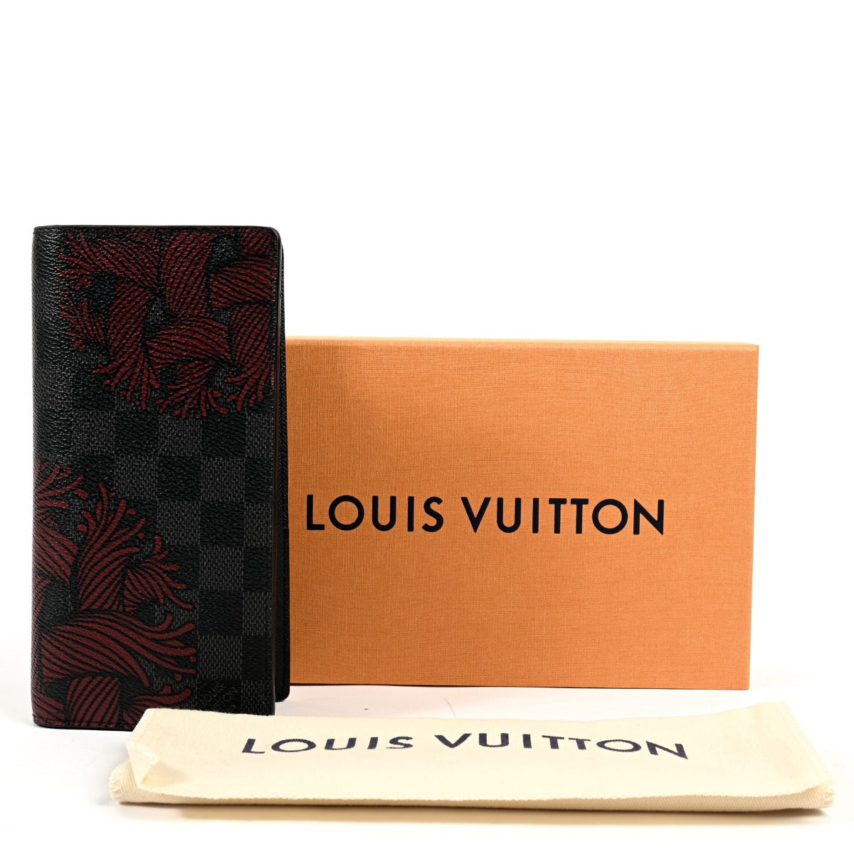 Louis Vuitton Brazza Damier Graphite Rope Christopher Nemeth Wallet