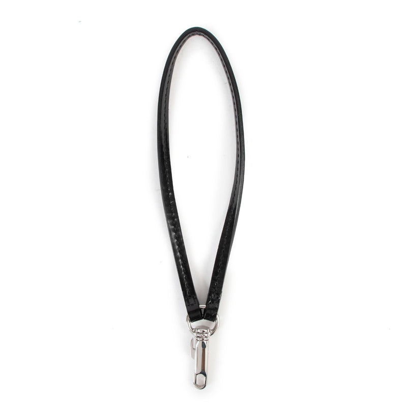 Burberry Black Leather Key Chain