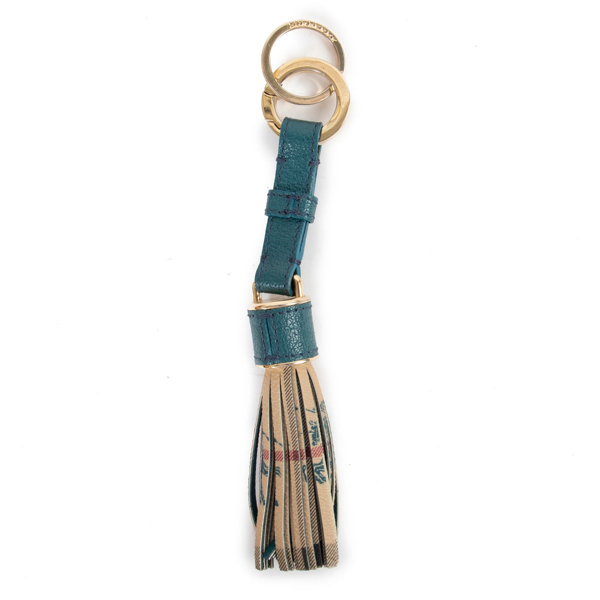 Buy and sell your designer items. Get this Burberry Blue Leather Monogram Keychain at Labellov online or in store.
