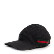 Shop safe online 100% authentic second hand Gucci Black Monogram Canvas Cap - Size S at Labellov in Antwerp.