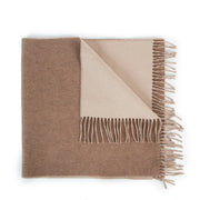 Hermès Reversible Recto-Verso Muffler Marron Glacé/Craie Cashmere Scarf