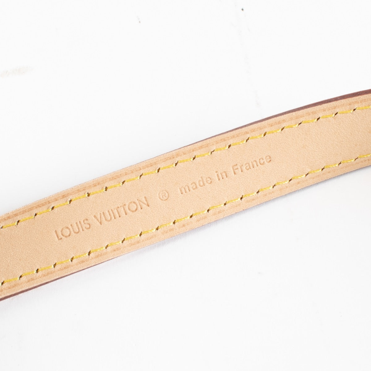 authentic preloved Louis Vuitton Beige Florentine Belt on Labellov.com