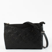 authentic preloved Louis Vuitton Black Monogram Empreinte Pallas Crossbody on Labellov.com