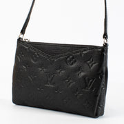authentic preloved Louis Vuitton Black Monogram Empreinte Pallas Crossbody on Labellov.com