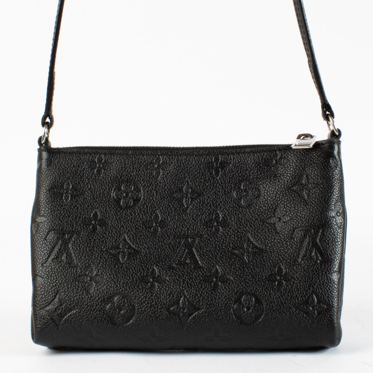 authentic preloved Louis Vuitton Black Monogram Empreinte Pallas Crossbody on Labellov.com
