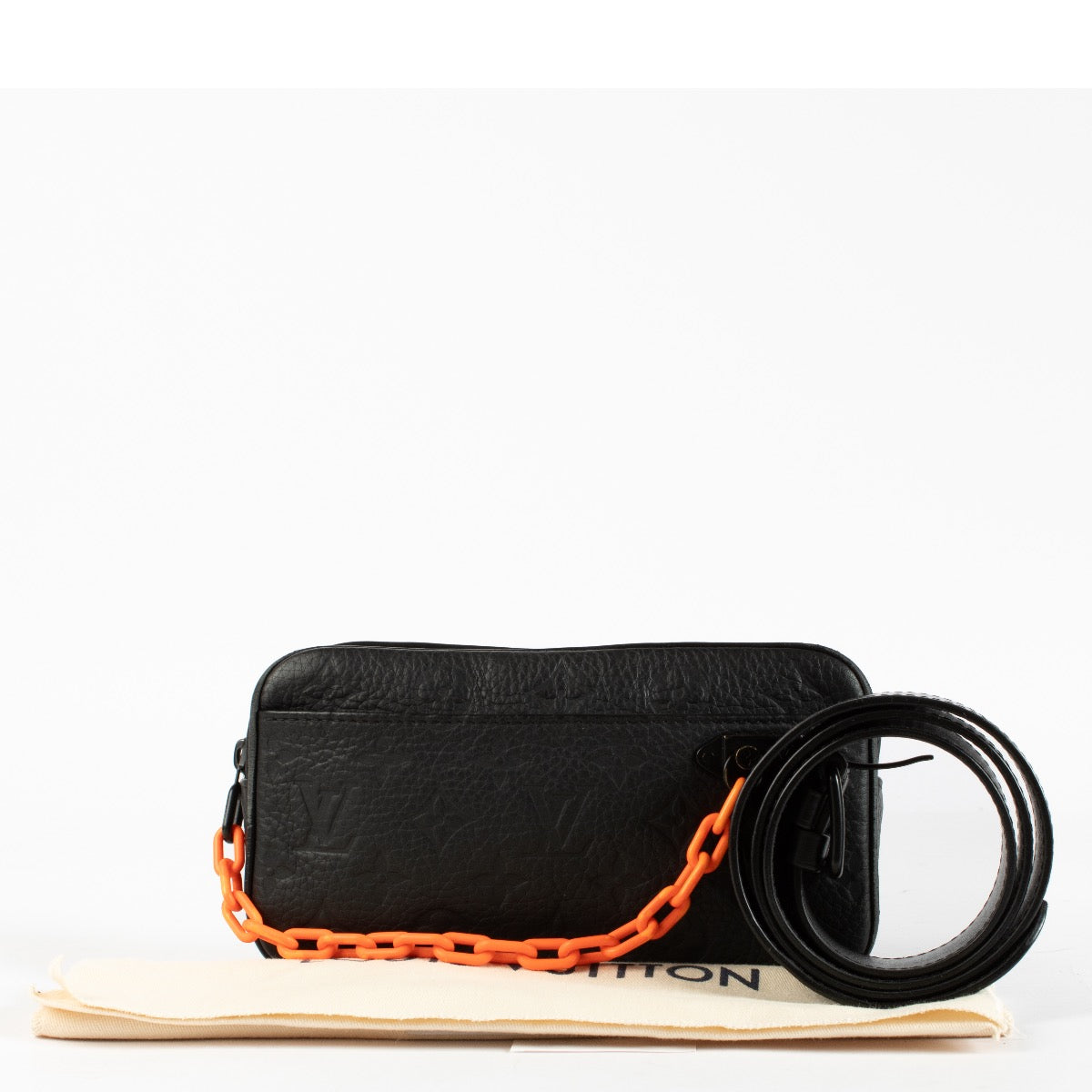 authentic preloved Louis Vuitton Black Monogram Empreinte Crossbody on Labellov.com