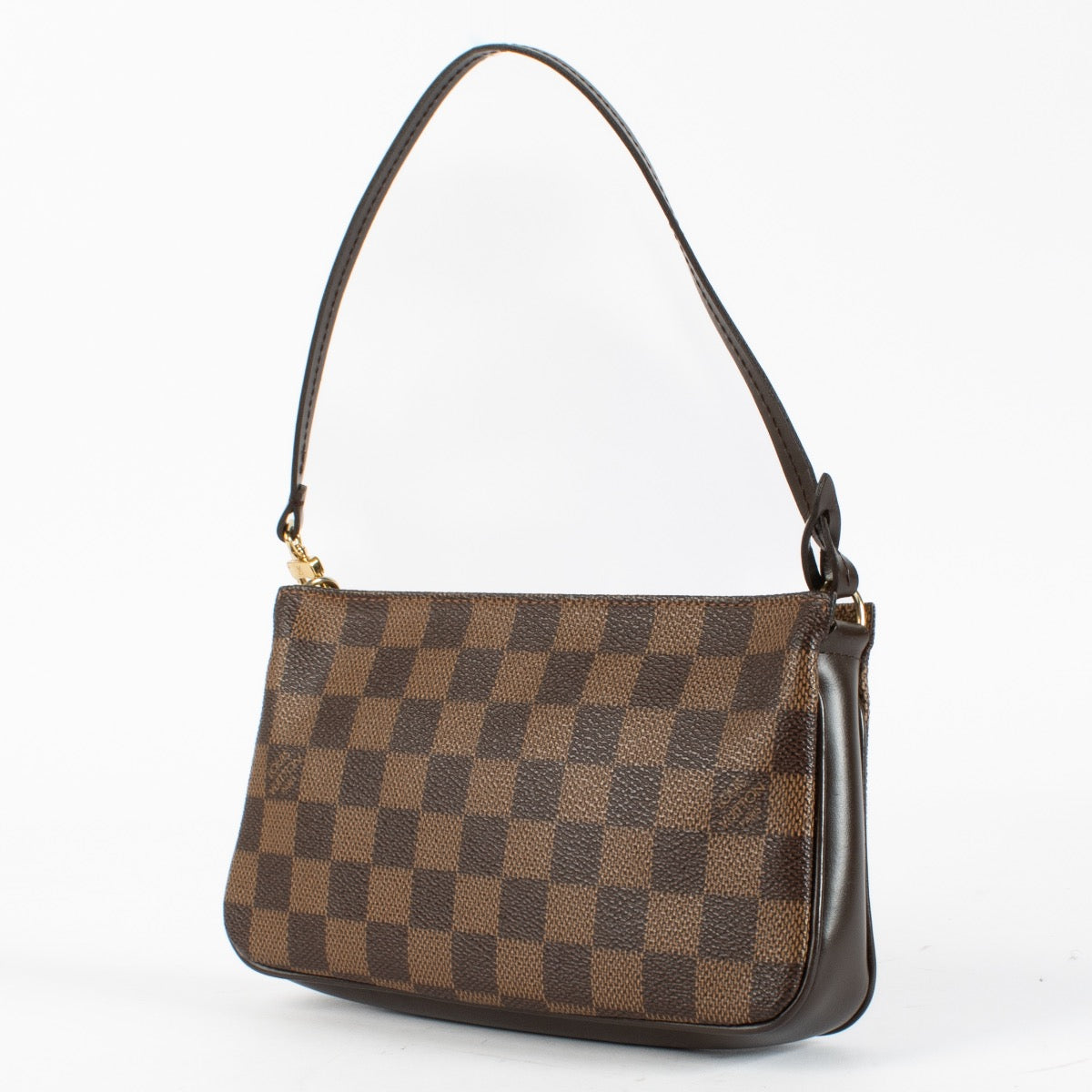 authentic preloved Louis Vuitton Damier Ebene Navona Pochette Clutch on Labellov.com