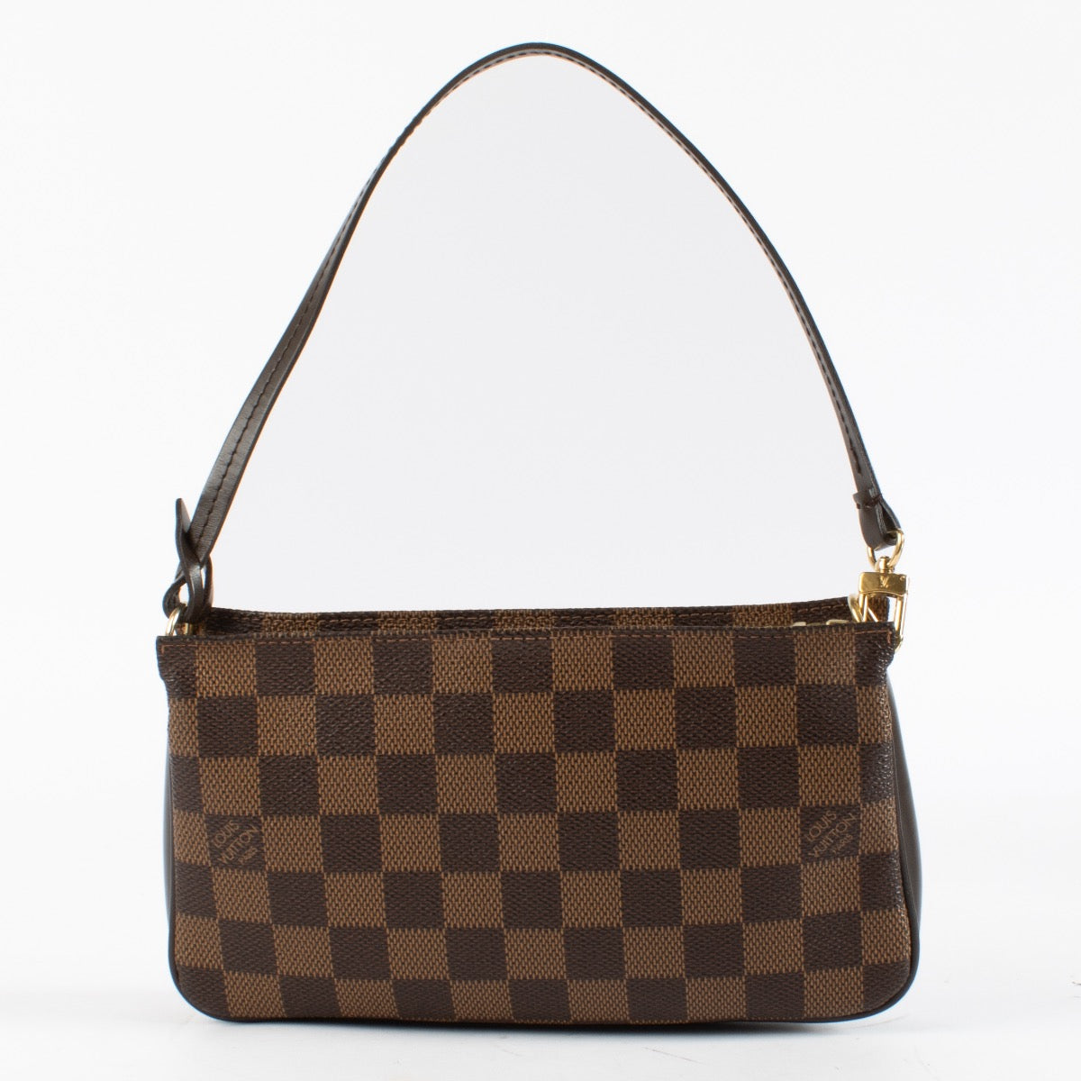 authentic preloved Louis Vuitton Damier Ebene Navona Pochette Clutch on Labellov.com