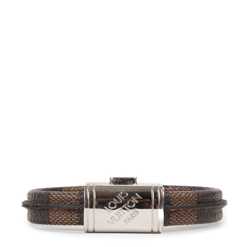 Louis Vuitton Damier Ebene Canvas Clip It Bracelet