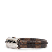 Louis Vuitton Damier Ebene Canvas Clip It Bracelet