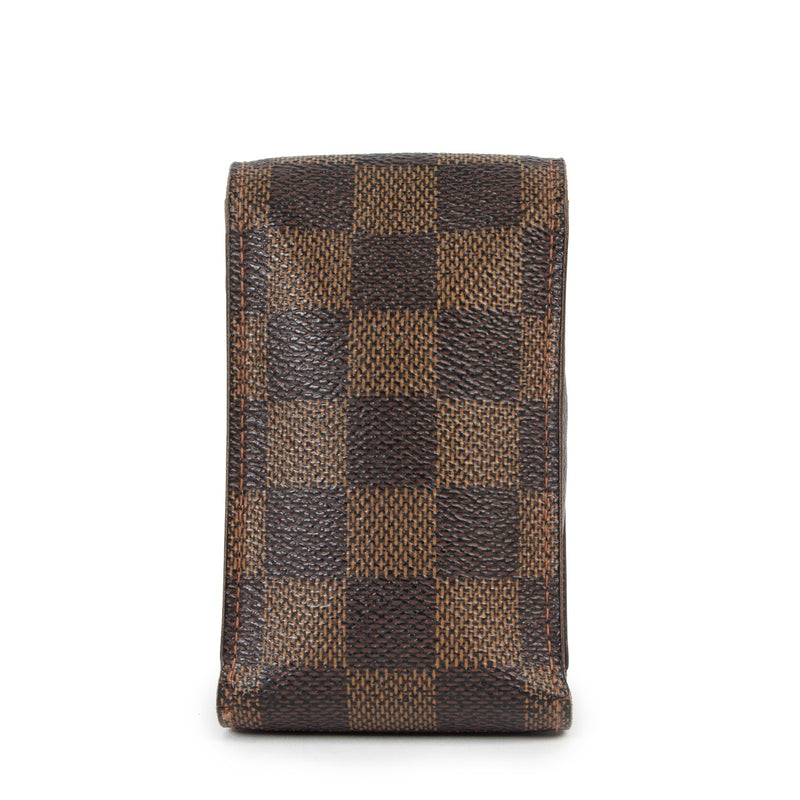 Louis Vuitton Cigarette Case Damier Ebene Canvas