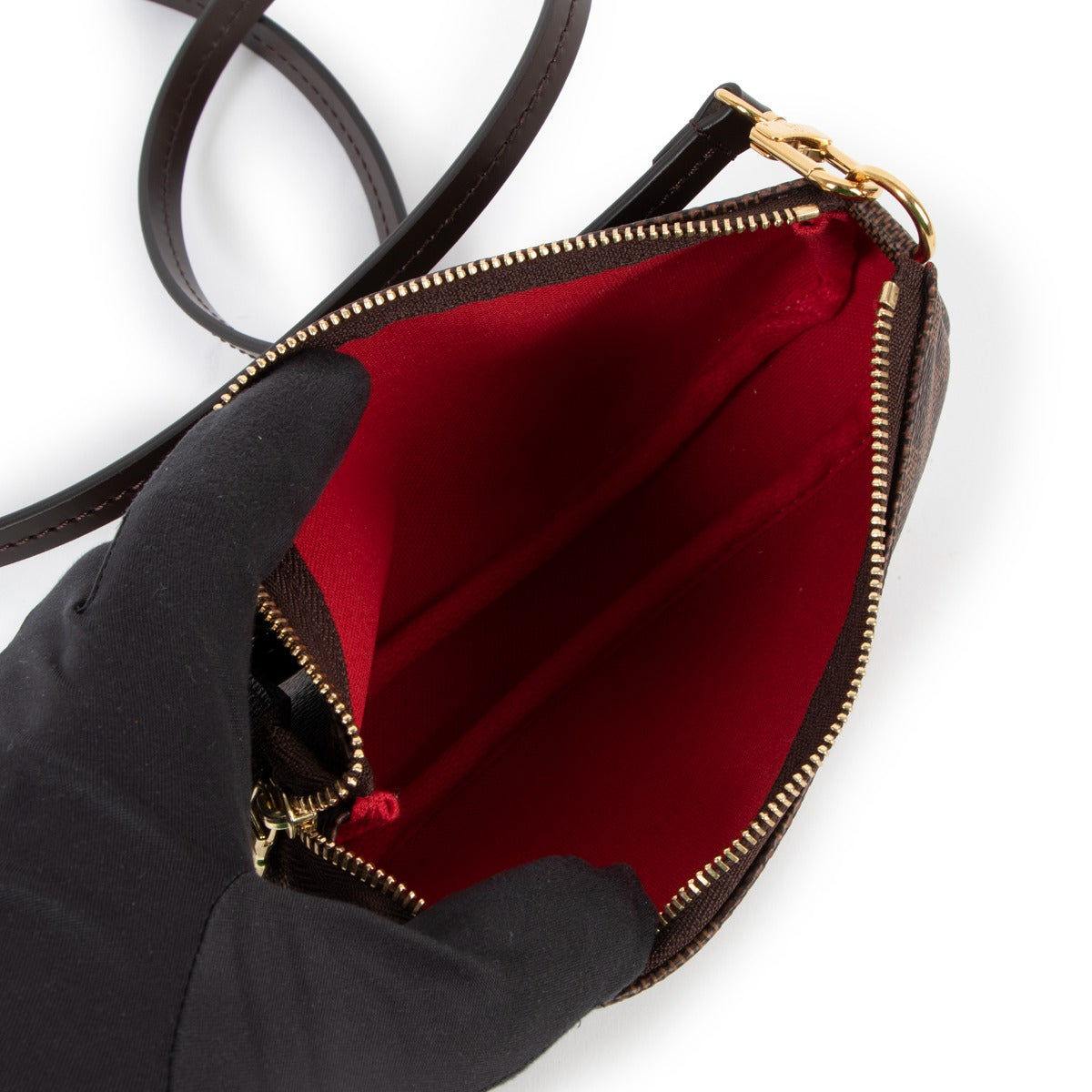 Louis Vuitton Damier Ebene Bucket Pochette Crossbodytas