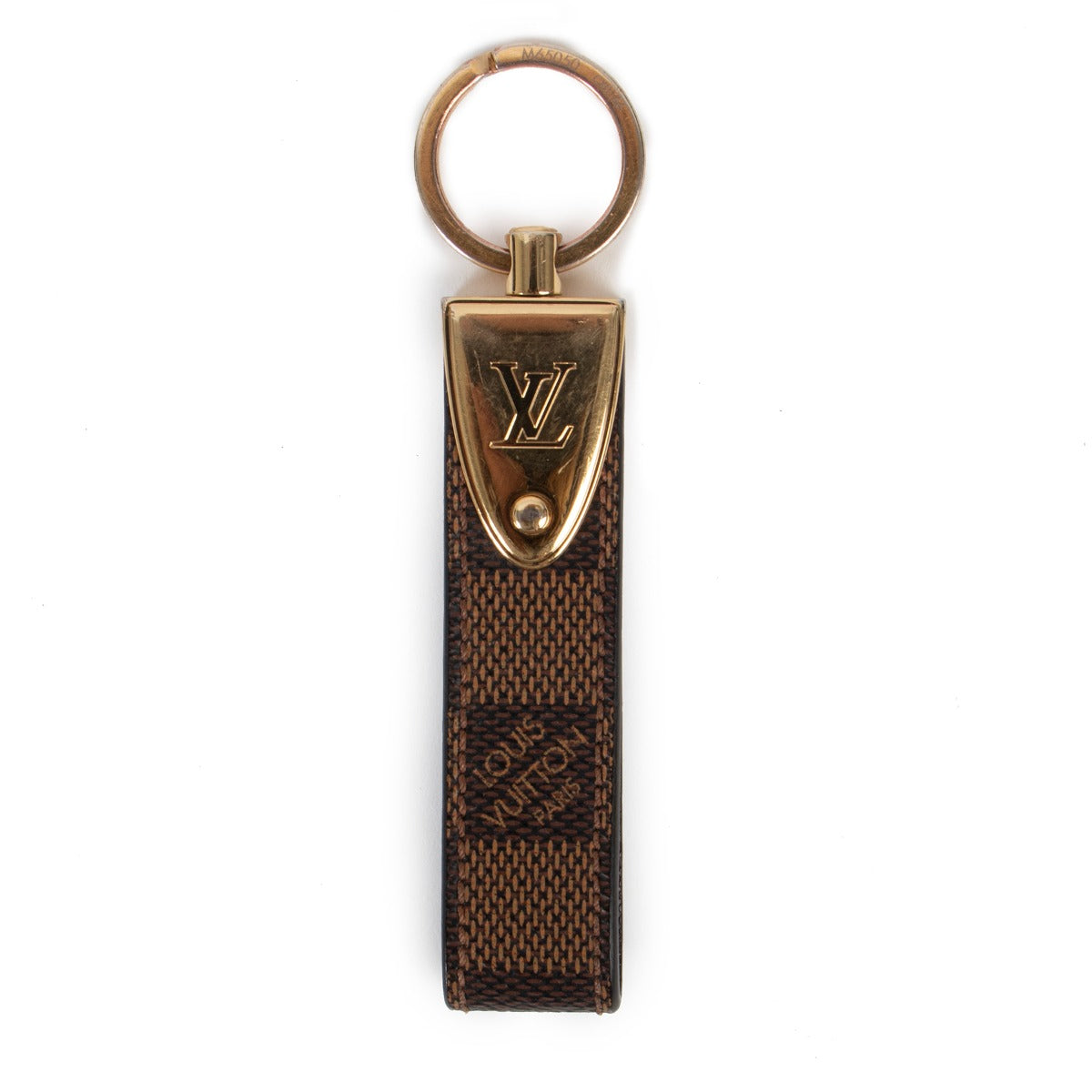 Louis Vuitton Damier Ebene Dragonne LV Keychain