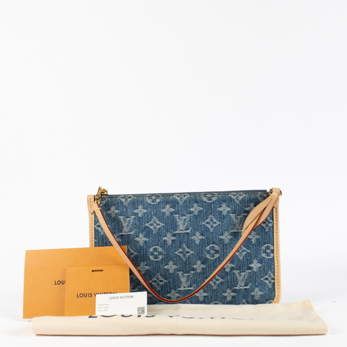Louis Vuitton Monogram Denim Carryall Pouch