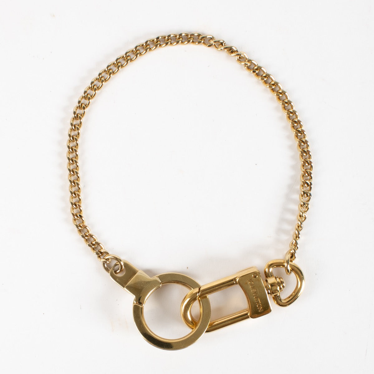 authentic preloved Louis Vuitton Gold Chain Extender/Charm on Labellov.com
