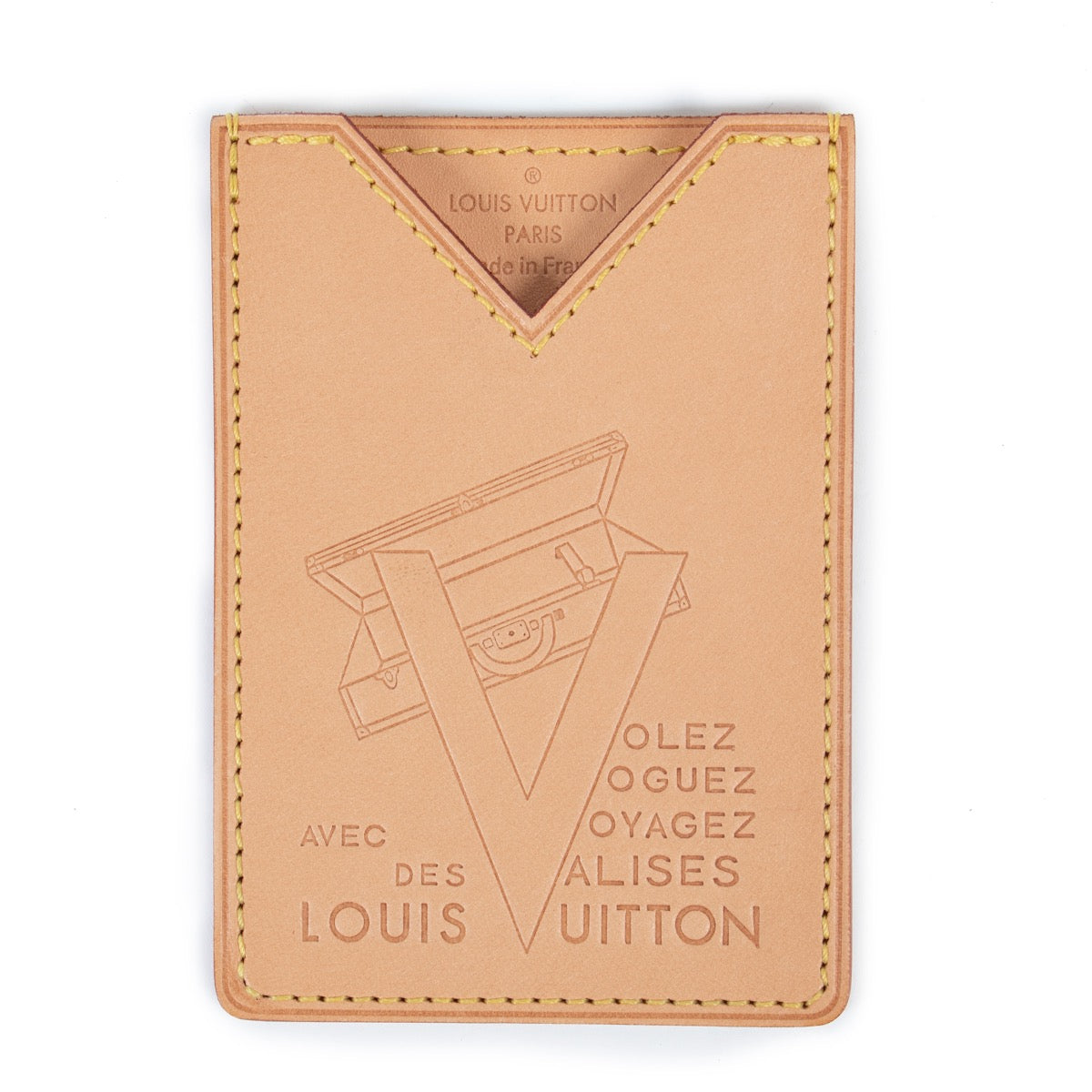 Shop safe online at Labellov in Antwerp this 100% authentic second hand Louis Vuitton Brown Limited Edition Card Holder