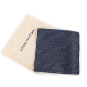 Louis Vuitton Logo Lettering Silk Pocket Square