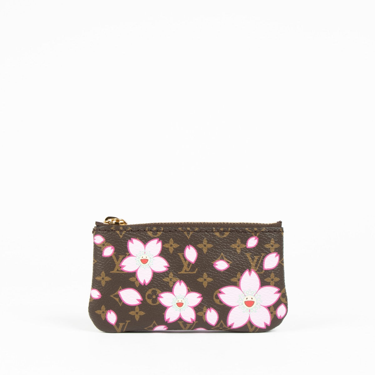 Authentic pre-loved Louis Vuitton Monogram Cherry Blossom Key Pouch on Labellov.com