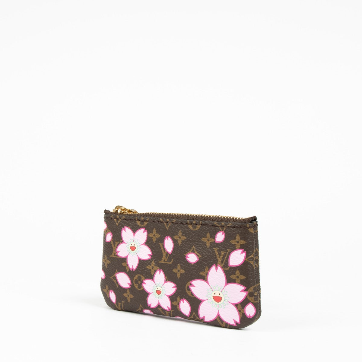 Authentic pre-loved Louis Vuitton Monogram Cherry Blossom Key Pouch on Labellov.com