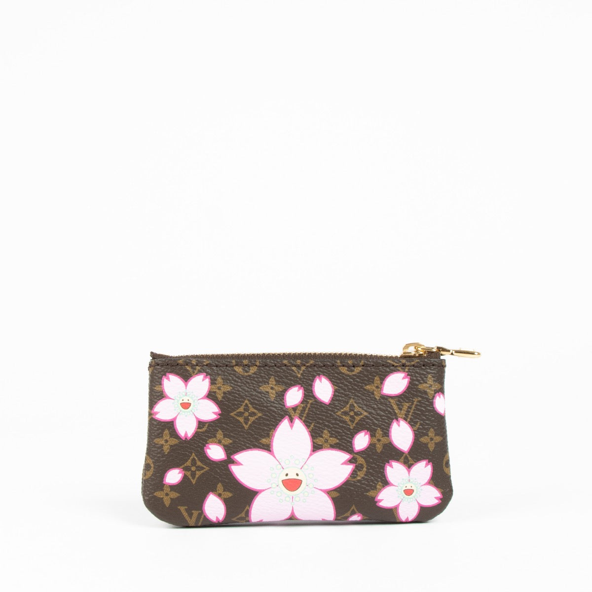 Authentic pre-loved Louis Vuitton Monogram Cherry Blossom Key Pouch on Labellov.com