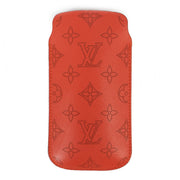 Louis Vuitton Red Monogram Empreinte Smartphone Holder