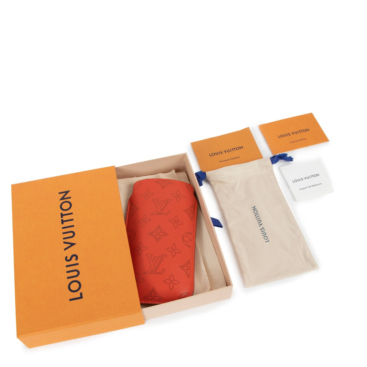 Louis Vuitton Coral Monogram Empreinte Smartphone Holder