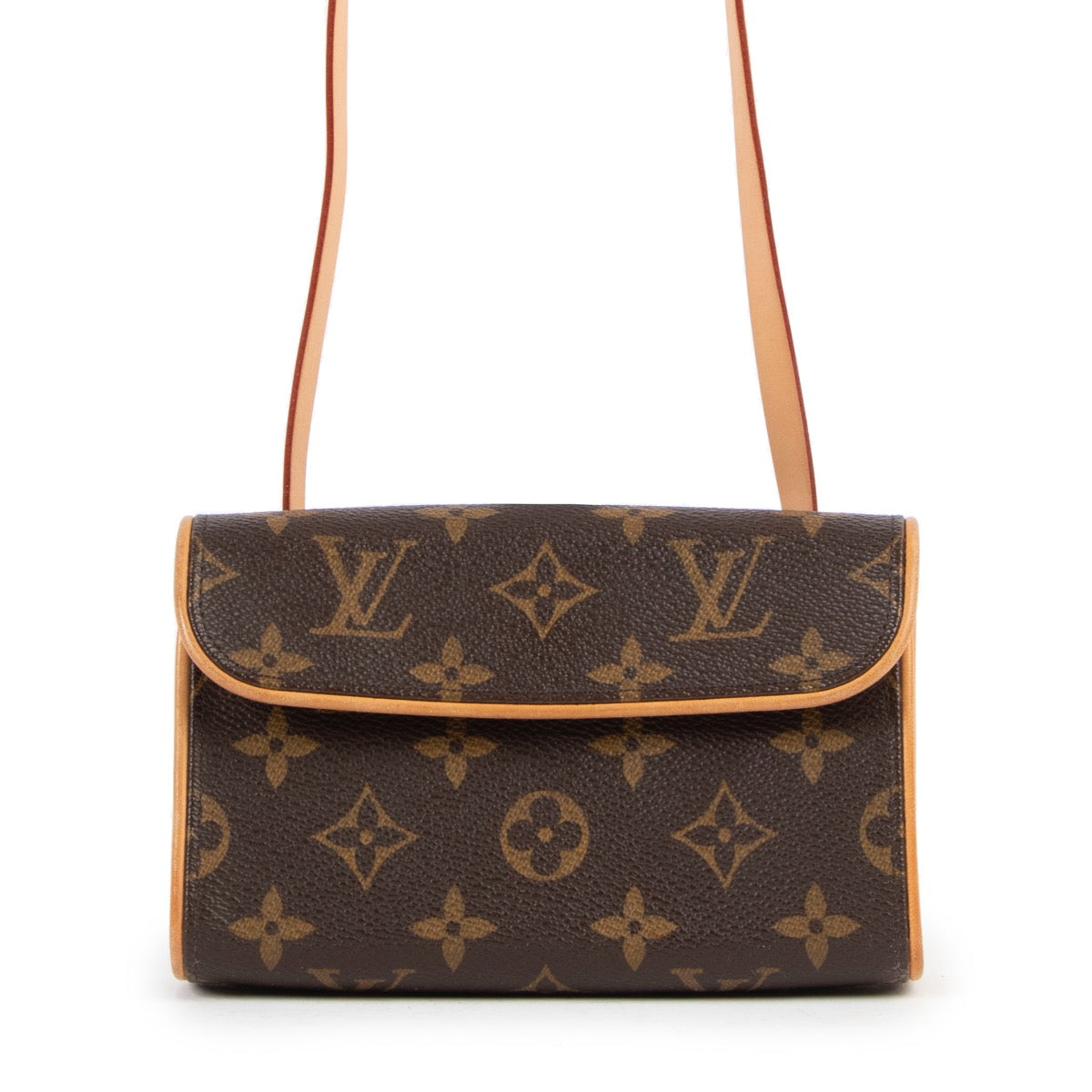 Shop safe online at Labellov in Antwerp this 100% authentic second hand Louis Vuitton Monogram Pochette Florentine Belt Bag