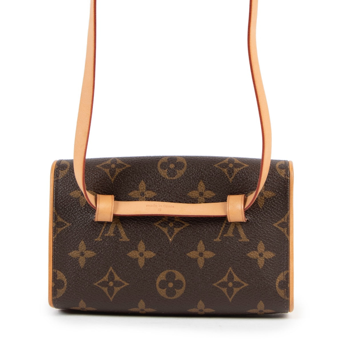Shop safe online at Labellov in Antwerp this 100% authentic second hand Louis Vuitton Monogram Pochette Florentine Belt Bag