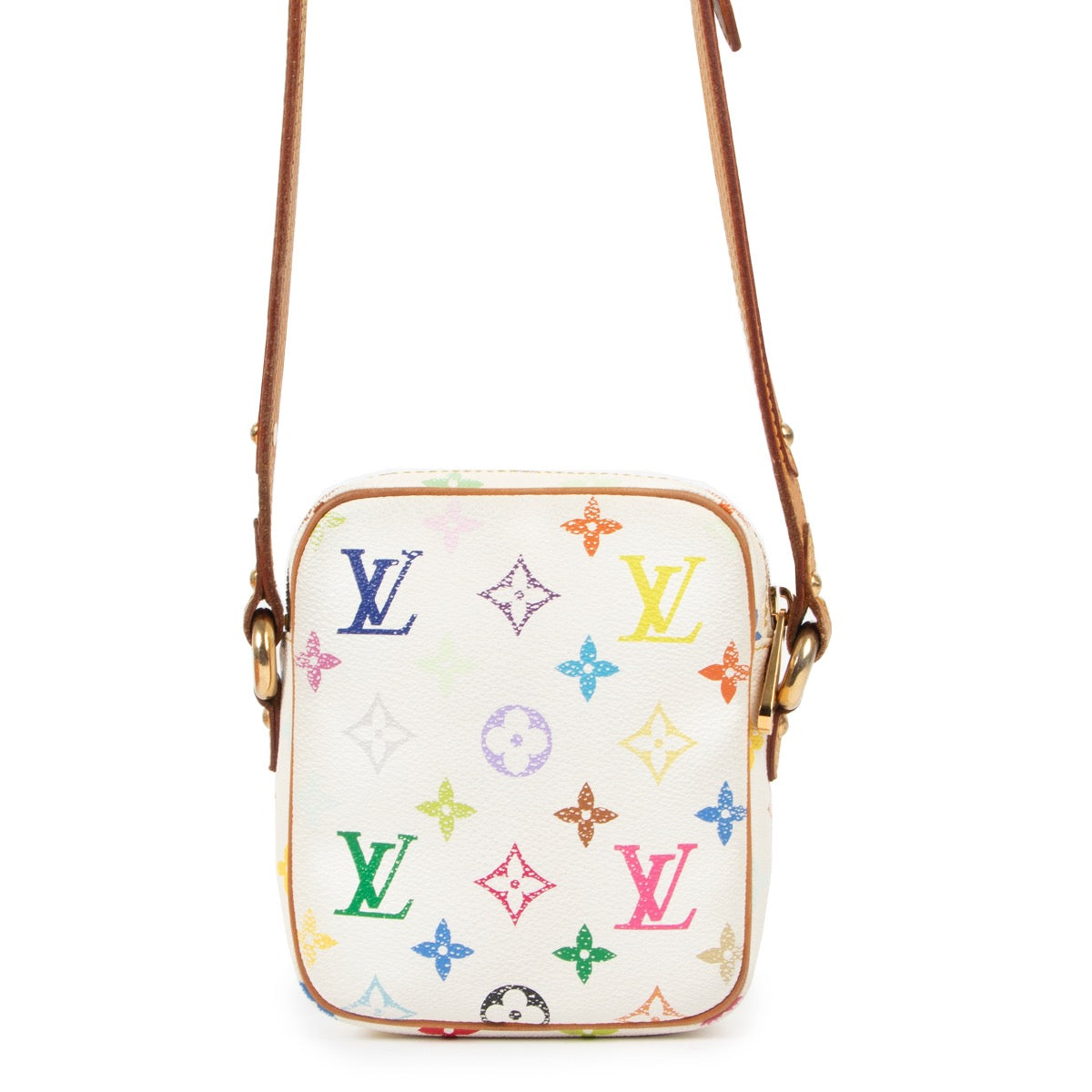 Shop safe online at Labellov in Antwerp this 100% authentic second hand Louis Vuitton Murakami Multicolor Rift Crossbody