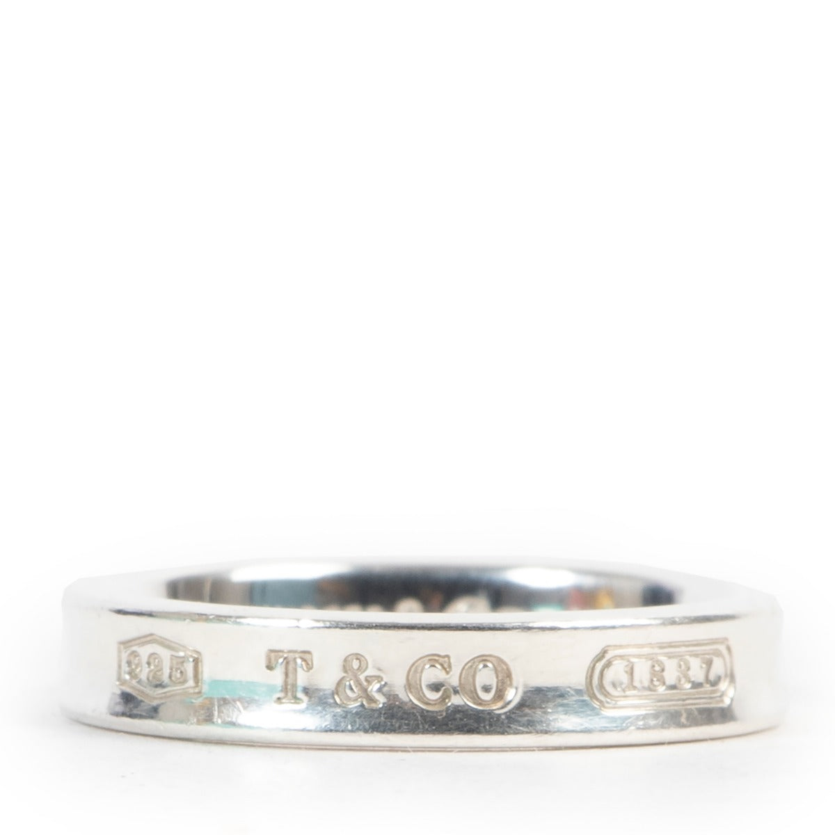 Tiffany & Co 1837™ Ring in Silver, Narrow - Size 55