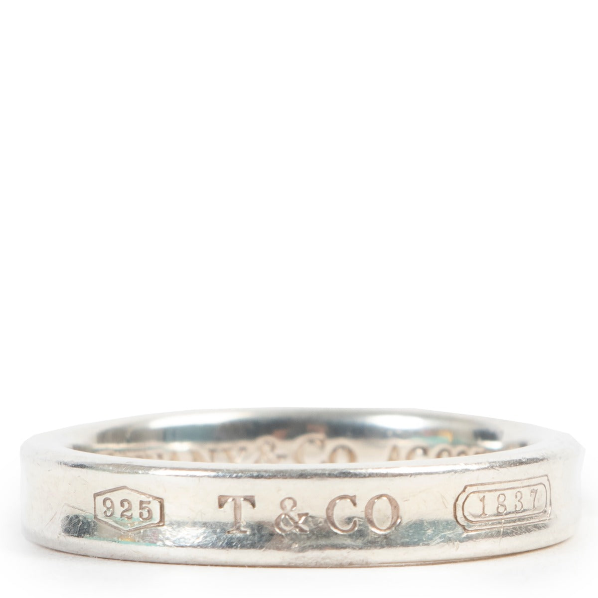 Tiffany & Co 1837™ Ring in Silver, Narrow - Size 58