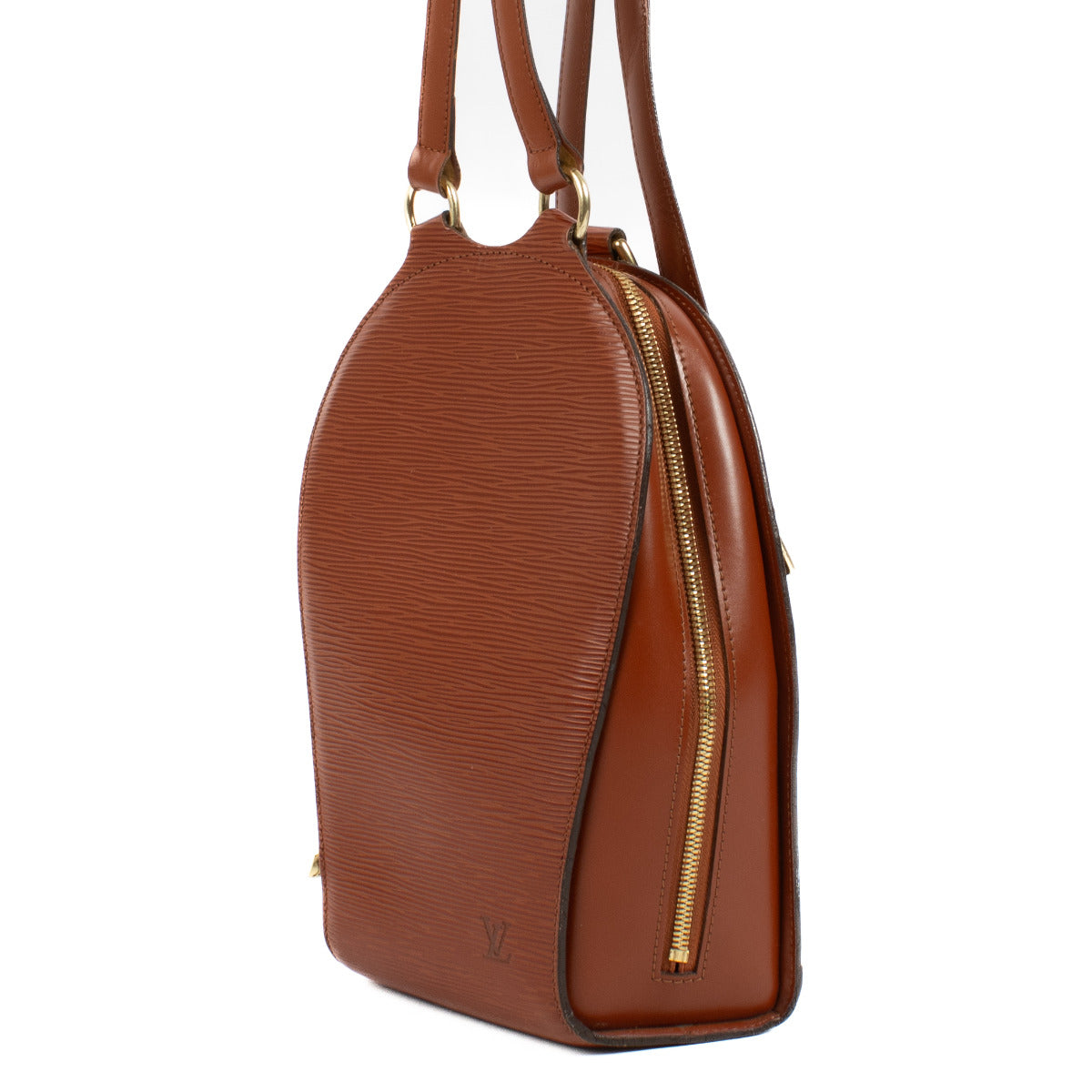 Louis Vuitton Cognac Mabillon Epi Leather Backpack aan de beste prijs bij Labellov tweedehands luxe in Antwerpen en Knokke.