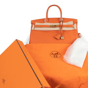 shop safe online secondhand Hermès Birkin 35cm orange Hermès GHW