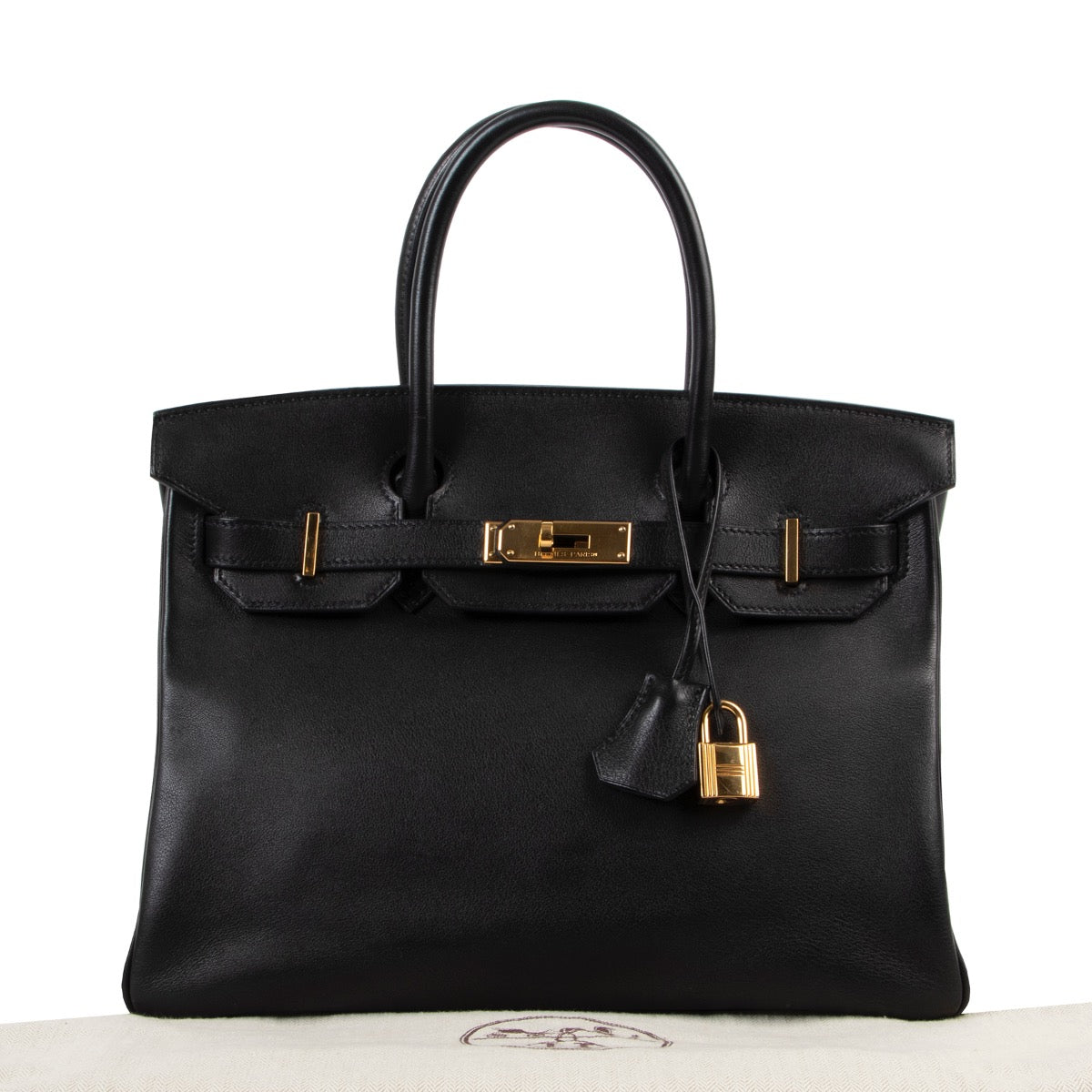 Hermès Black Swift Birkin 30 GHW