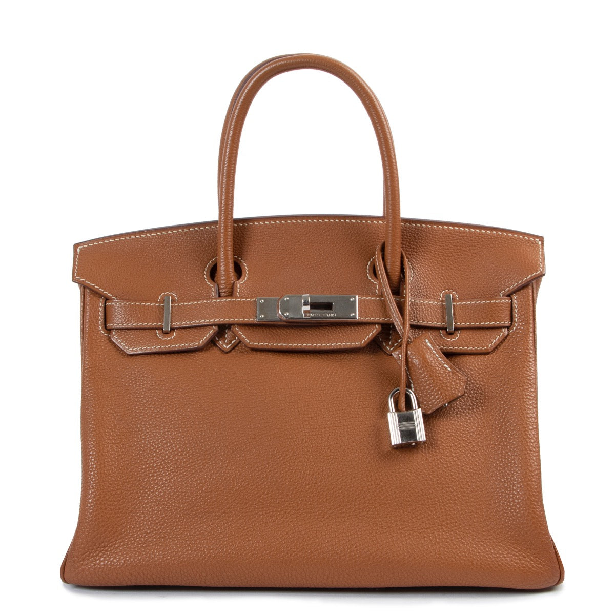 Buy an 100% authentic second hand Hermès Birkin 30 Gold Togo Palladium Hardware at Labellov